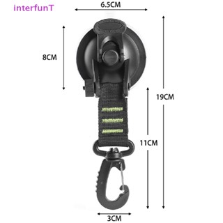 [InterfunT] 360° ตะขอแขวนเต็นท์ แบบถ้วยดูดสุญญากาศ สําหรับตั้งแคมป์ [ใหม่]