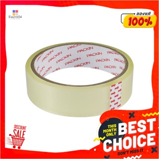 CLEAR เทปใส PACK IN 24 มม. x 30 หลา แพ็ก 6 ชิ้นCLEAR STATIONERY TAPE PACK IN 24MMX30Y 6PCS