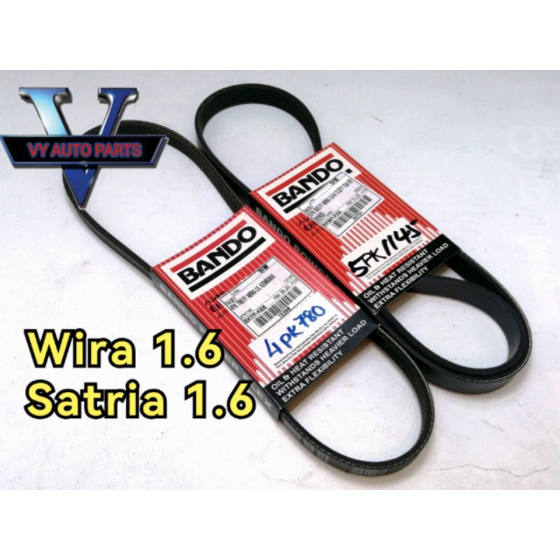 Wira 1.6 Satria 1.6 4pk 780 5pk 1145 Air Cond เข็มขัดไดชาร์จเข็มขัด Bando