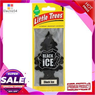 AIR แผ่นหอมปรับอากาศรถยนต์ LITTLE TREES 0.21g BLACK ICEAIR FRESHENER PAD CAR LITTLE TREES 0.21g BLACK ICE