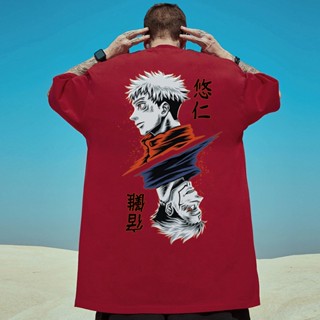 jujutsu kaisen Fashion Mens and Womens Oversized Shirts Mens Short Sleeve tshirt Hip-Hop anime Print Pattern T S_02