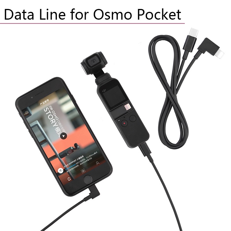 สายเคเบิลต่อขยาย Type-c เป็น Type-c Android IOS Micro-USB ขนาด 100 ซม. 30 ซม. สําหรับ DJI Pocket 3/ Pocket 2 Gimbal Air 2