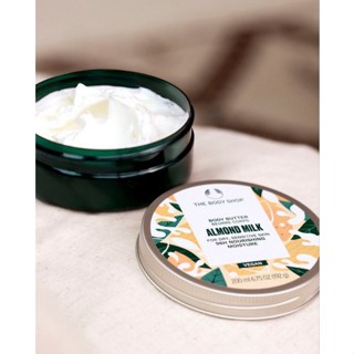 มีสินค้าพร้อมส่ง THE BODY SHOP ALMOND MILK BODY BUTTER 200ML