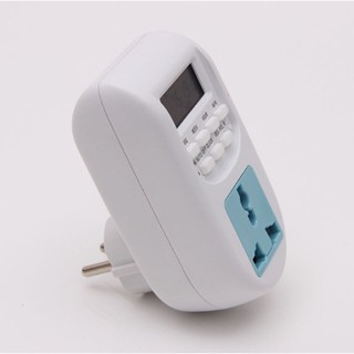 ปลั๊กไทมเมอร์ ดิจิตอล Plug in LCD Digital Timer Timer AL-06