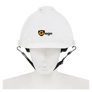 ABS หมวกนิรภัย มอก. GAGE ABS 2331 สีขาวABS SAFETY HELMET GAGE 2331 WHITE