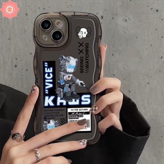 เคสโทรศัพท์มือถือแบบนิ่ม ลายการ์ตูนหมี Violent Bear Kaws แฟชั่น สําหรับ VIVO Y16 Y21 Y12 Y02s Y15s Y15 Y12s Y12i Y21s Y11 Y33s Y22 Y17 Y02 Y20 Y22s Y35 Y75 V20 V21 V25E V25 Y15A Y91 Y30 Y50 Y91C