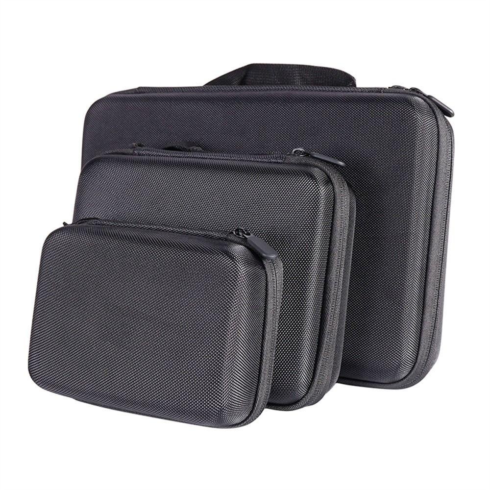 Wellnessspot กระเป๋ากล้องแอคชั่นแคมเมราสีดําสําหรับ SJCAM Collection Bag Hard Bag Anti-shock Sports Camera อุปกรณ์เสริมสําหรับ GoPro Storage Bag