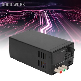 Good Work แหล่งจ่ายไฟ DC แบบแปรผัน อินพุต 220V 0-32VDC 0-6A เอาต์พุต แหล่งจ่ายไฟสลับแบบปรับได้ ปลั๊ก EU