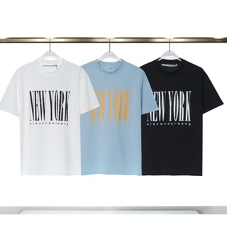 Alexander เสื้อยืดแขนสั้นลําลอง แฟชั่นสําหรับผู้ชาย และผู้หญิง