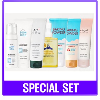 [ETUDE House] ชุดโฟมล้างหน้า ทําความสะอาดรูขุมขน คลีนซิ่งออยล์ โฟมล้างหน้า AC โฟมล้างหน้า โฟมคอลลาเจน โฟมทําความสะอาดรูขุมขน BB DeepCleansingFoam