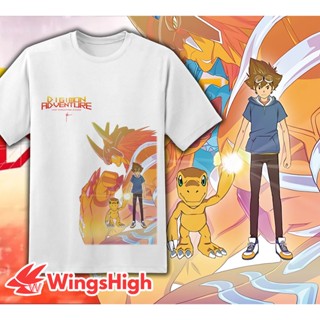 Girls Shirts-Last Adventure Digimones Kaizuna Evolutions Limited Print Tshirt Short Sleeve Agumon_11