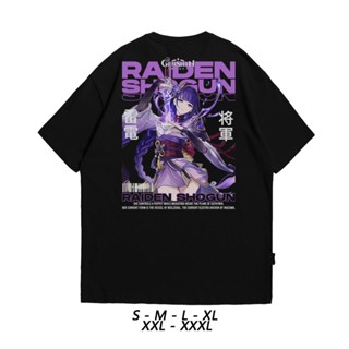 Short Sleeve Oversized T-Shirt Baal (RAIDEN SHOGUN) GENSHIN IMPACT | Anime Cartoon |S-4XL_03