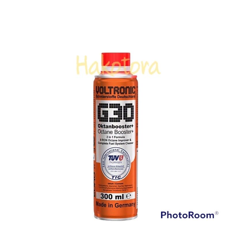 VOLTRONIC G30 สารเพิ่มประสิทธภาพสูง เครื่องเบนซิน น้ำยาทำความสะอาดหัวฉีด เพิ่มค่าออกเทน OCTANE BOOST