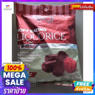 ขนม Capricorn Soft Eating Liquorice Raspberry ลูกอม รสชะเอม และ ราสพ์เบอร์รี่  แคปรอคอร์น 250 กรัมCapricorn S