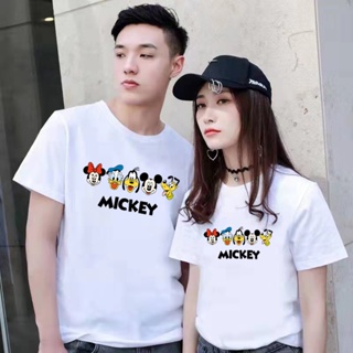 High Quality Cotton Print Couple T-shirt Korean T-shirt #08_02