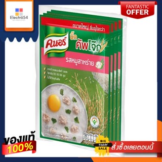 คนอร์บิ๊กคัพโจ๊กหมูผสมสาหร่าย55ก x 4ซองKNORR BIG CUP JOK PORK AND SEAWEED 55Gx4