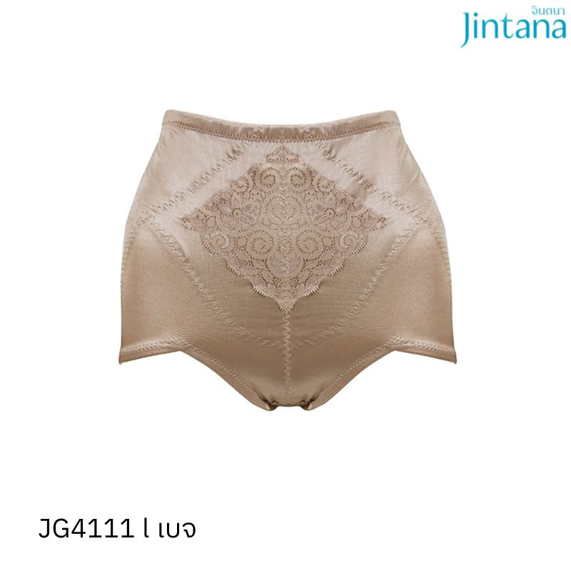 Jintana กางเกงสเตย์กระชับสัดส่วน จินตนา รุ่น Basic รหัส JG4111 สีเบจ กางเกงเก็บพุง กางเกงกระชับสัดส่วน กางเกงลดหน้าท้อง