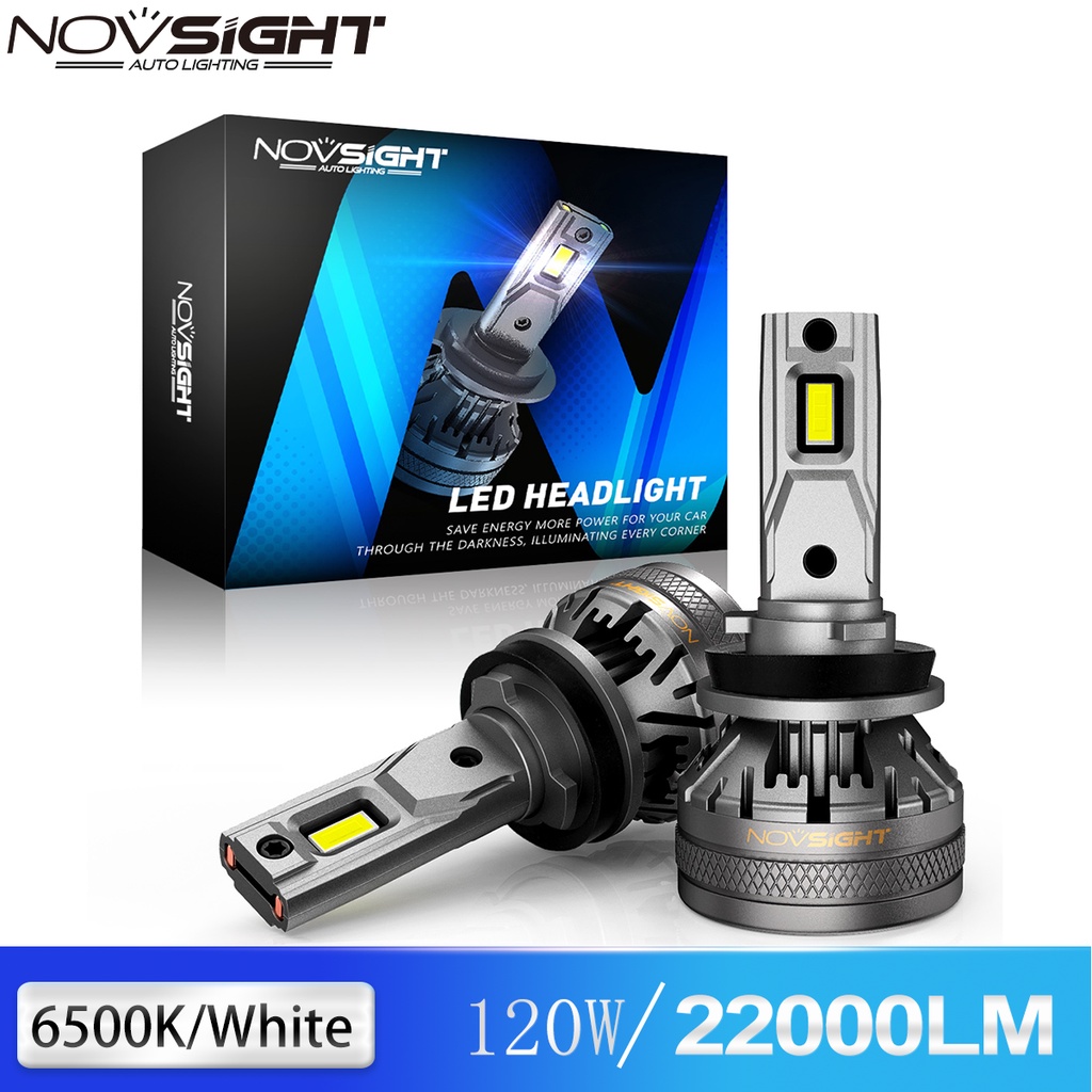 Novsight 1 คู่ N37 D1S D1R D1 D2S D2R D2 D3S D3R D3 D4S D4R D4 LED ไฟหน้าไฟตัดหมอกรถ 11000LM 120W 65