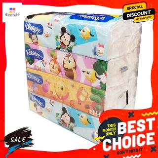 คลีเน็กซ์ กระดาษเช็ดหน้า ซอฟท์บ็อกซ์ 115 แผ่น แพ็ค 4 Kleenex Facial Tissue Soft Box