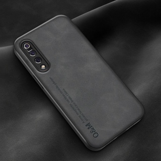 แฟชั่น นิ่ม TPU เคสกันกระแทก Xiaomi Mi 9T Pro 9 8 Lite Mi9 Mi8 SE ผิวสัมผัส PU หนัง ฝาหลัง เคสป้องกันเต็มรูปแบบ