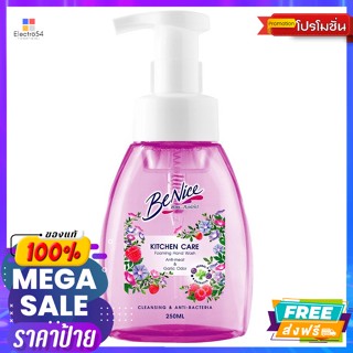 Malaysia Collection บีไนซ์ โฟมล้างมือ สูตรคิทเช่น แคร์ 250 มล. Benice Foaming Hand Wash Kitchen Care Formula 250 ml.เจลท