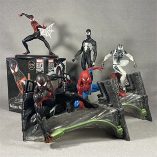 ◑Marvel DST Statue Venom Spider-Man Sega SEGA Scenery Ultimate Black Spider-Man Miles มือถือ