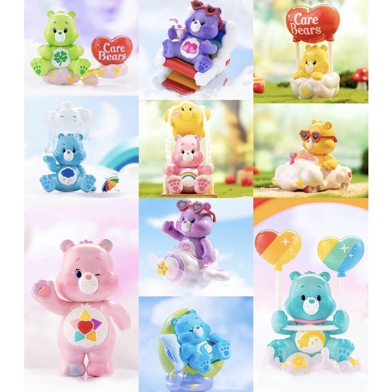 พร้อมส่ง ❤️ แยกตัว CARE BEARS Wonderland กล่องสวยอุปกรณ์ครบ กล่องสุ่ม แคร์แบร์