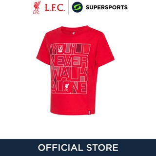 LIVERPOOL FOOTBALL CLUB Word Block เสื้อยืดเด็ก เสื้อเด็ก เสื้อยืด