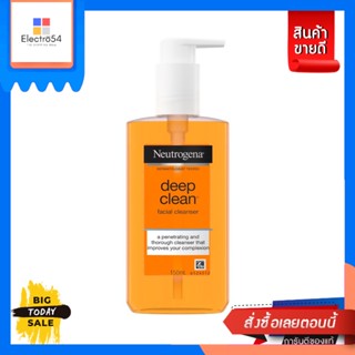 Neutrogena(นูโทรจีน่า) นูโทรจีนา เจลล้างหน้า ดีพ คลีน เฟเชียล คลีนเซอร์ 150 มล. Neutrogena Deep Clean Facial Cleanser 15