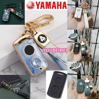 เคสรีโมตคอนโทรล กันลื่น 2 ปุ่ม สําหรับ Yamaha NVX NVX155 Xmax XMAX300 QBIX Aerox JAUNS 2018 2019 amaha Xmax 2020-2021 Grand firano Aerox Nmax