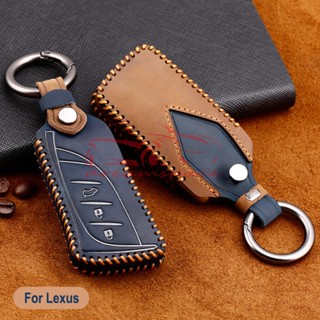 ใหม่ เคสกุญแจรีโมทรถยนต์หนังม้าบ้า สําหรับ LEXUS UX300e LM RX300 ES200 CT200h UX260 LS IS GS LX NX RC200