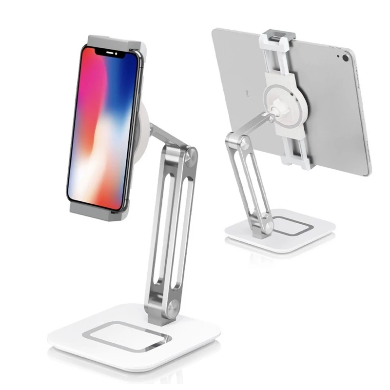 ขาตั้งจับ จอสมาร์ทโฟน แท็บเล็ต แขนอลูมินั่ม Easy Phone/Tablet Holder รุ่น RS7 thumbnail 9