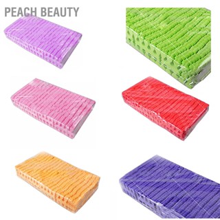 Peach Beauty ฟองน้ำแยกนิ้วเท้าโฮมซาลอนแบบพกพานุ่มน่ารักเล็บแยกนิ้วเท้าสำหรับศิลปินเล็บ