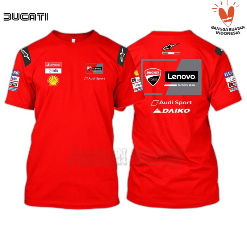 เสื้อยืดทีม Ducati Moto Gp Series