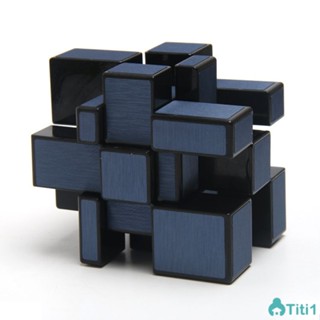 Qiyi Rubic 3X3 Blue Mirror Cube ของเล่นเด็กปริศนา TH1