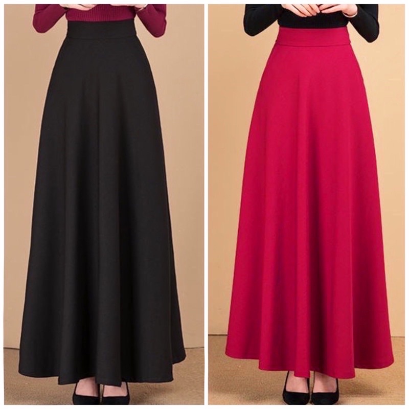 📍มีกระเป๋า ยาว 40 นิ้ว มีเอว 23-50 นิ้ว กระโปรงยาวทรงย้วย