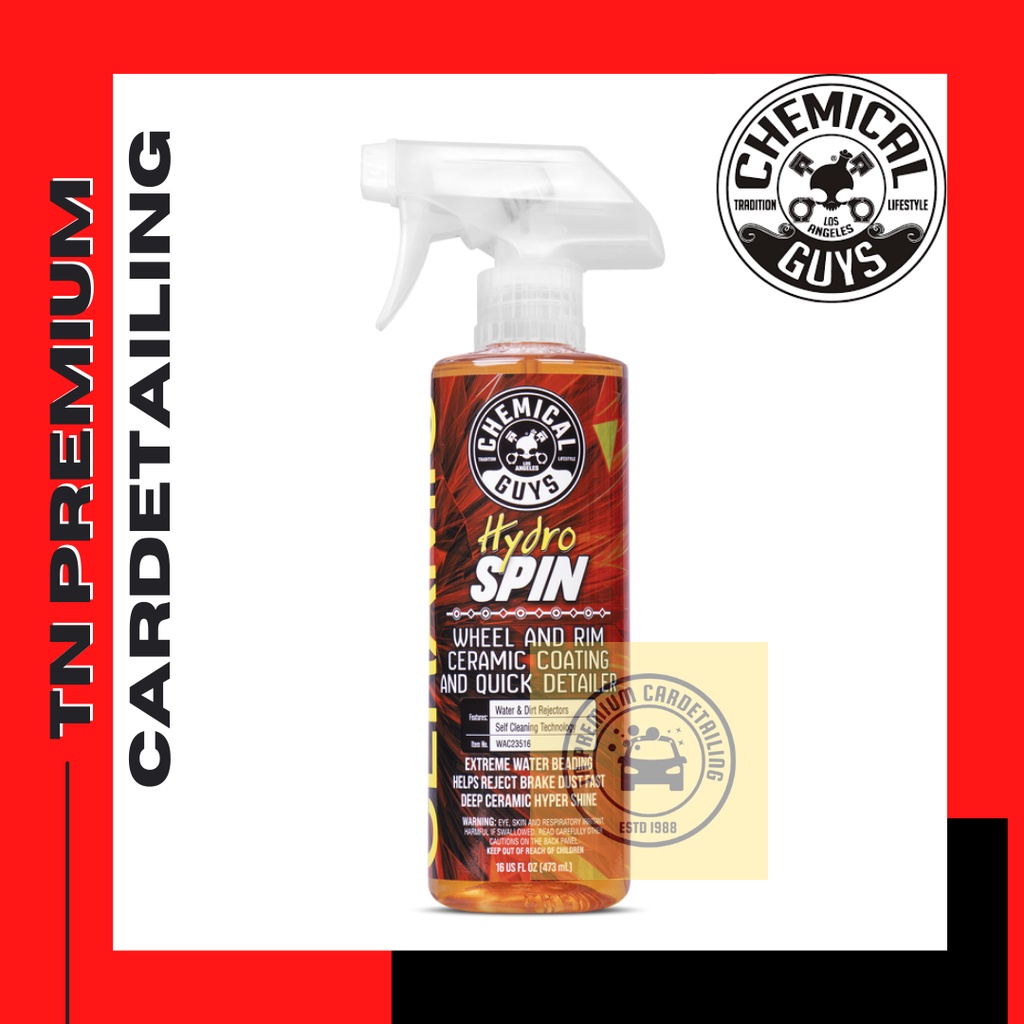 Chemical Guys HYDROSPIN WHEEL & RIM CERAMIC COATING AND QUICK DETAILER (16 oz) (ของแท้)