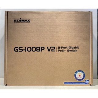 Edimax GS-1008P v2 8 port Gigabit Poe+Switch