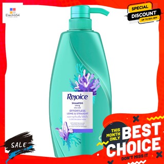 รีจอยส์ แชมพู สูตรเอฟฟอร์ทเลส ลอง แอนด์ สเตรท 600 มล. Rejoice Shampoo Effortless Long and Stra