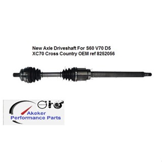 New Axle Driveshaft For S60 V70 D5 XC70 Cross Country OEM ref 8252040 8252056