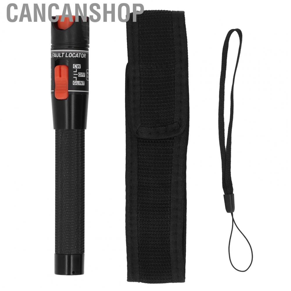 Cancanshop VFL Red Light Pen Portable 10km 2.5mm Interface Fiber Optic Cable Meter