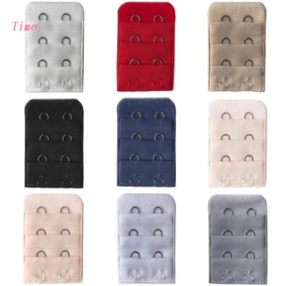 Time สายรัดบราชั้นใน แบบนิ่ม ยืดหยุ่น ปรับได้ 2 ตะขอ 3 แถว ส…