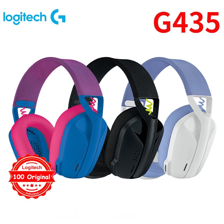 Logitech G435 Lightspeed Bluetooth Wireless Gaming Headset OverEar