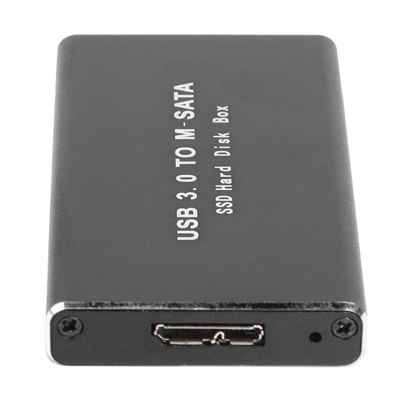 Msata to USB 3.0 SSD Enclosure ฮาร์ดไดรฟ์ภายนอกกล่องดิสก์สําหรับ 30x50 มม.30x30 มม.MSATA SSD
