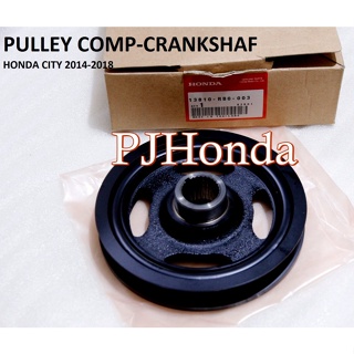 13810-RB0-003 ∙ มู่เล่ย์ข้อเหวี่ยงหน้า CITY"09-10 แท้ Pulley / Pully Kruk As CITY, FREED DAN JAZZ 2008-2019 ORIGINAL