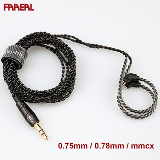 Faaeal CVJ V1 สายเคเบิลอัพเดทหูฟัง HIFI ทองแดง ไร้ออกซิเจน พร้อมตัวเชื่อมต่อ MMCX 2Pin แบบเปลี่ยน