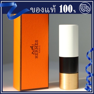 ส่วนลดของแท้💯Hermes Lipstick Rouge Lipstick Matte ลิปสติกคงทนมอยซ์เจอไรเซอร์ซาติน1.2g 68-64-85-40-33-21-75ตัวอย่างลิปสติ