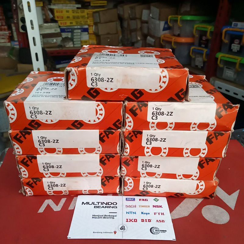 แบริ่ง 6308 ZZ C3 FAG ORIGINAL