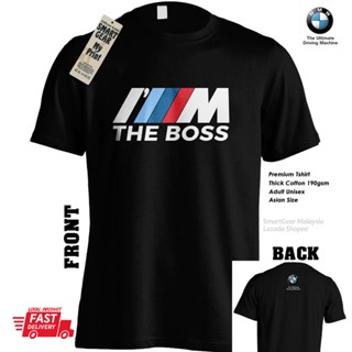 BMW M Motorsport Im Boss car cotton Tshirt Unisex_05