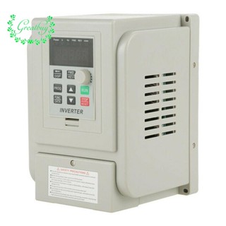 อินเวอร์เตอร์ไดร์ฟความถี่ตัวแปร 2.2KW 3HP 220V CNC VFD VSD Single To 3 Phase